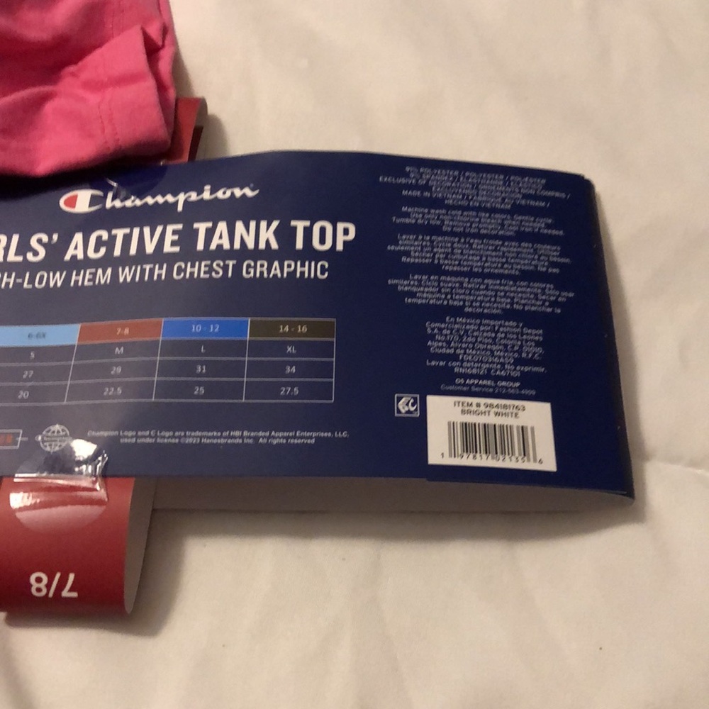 NWT Girls Champion Tank Top & Tee - Picture 6 of 8